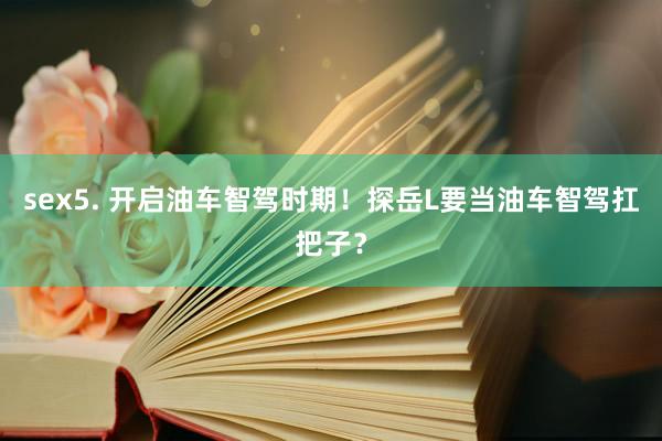 sex5. 开启油车智驾时期！探岳L要当油车智驾扛把子？