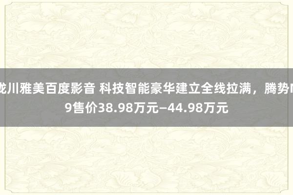泷川雅美百度影音 科技智能豪华建立全线拉满，腾势N9售价38.98万元—44.98万元
