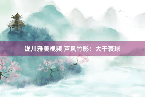泷川雅美视频 芦风竹影：大千寰球